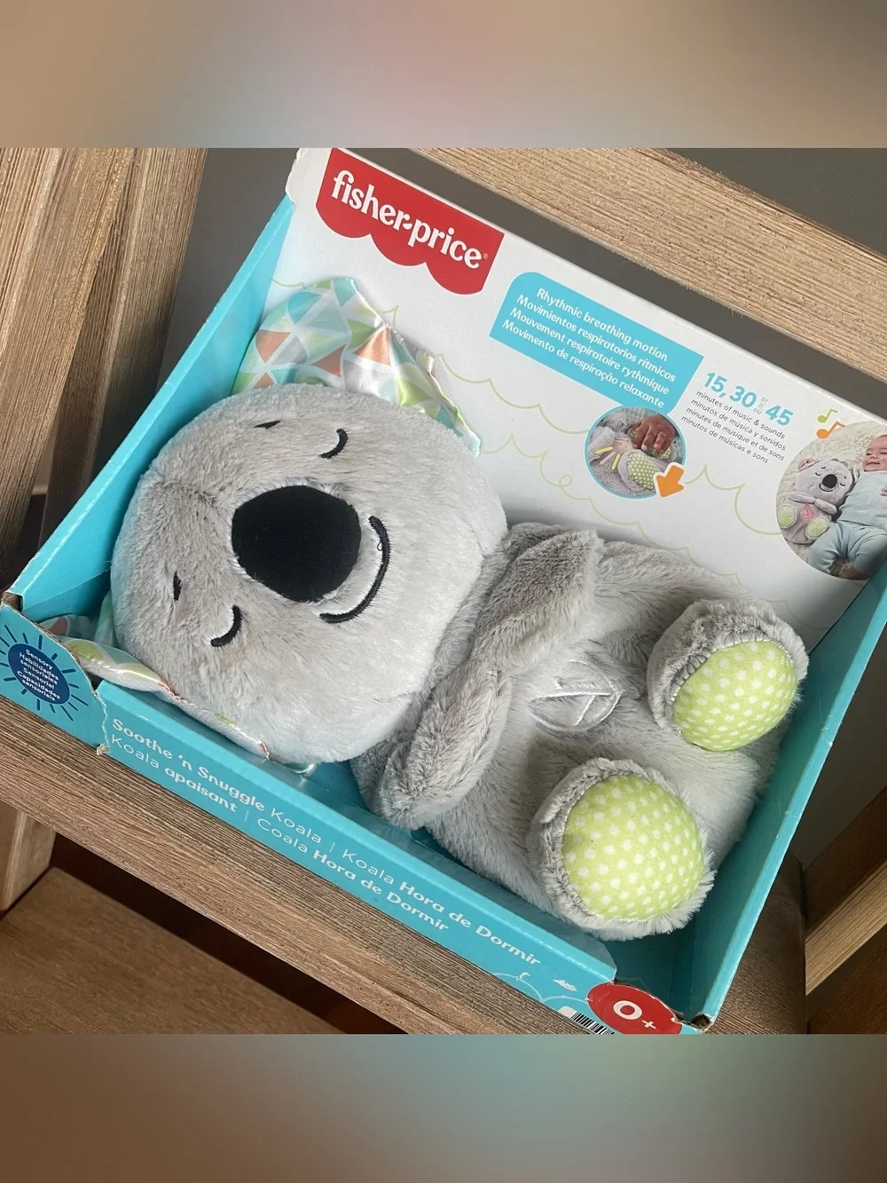 ORG Fisher-Price Soothe ‘n Snuggle Koala Plush Baby Sound Machine NEW Damage Box - Picture 1 of 10